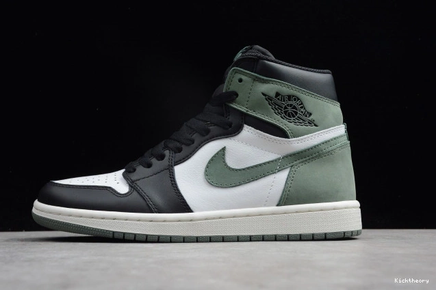 Kicktheory Green 1 Air Jordan Retro High 555088-135 Clay OG 0707